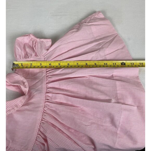 Vintage Jayne Copeland Dress Infant Girls Size 3-9 Months Pink And White Stripes - Picture 10 of 10